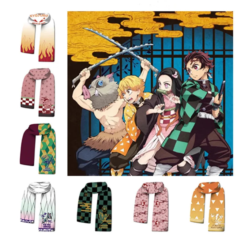 Demon Slayer Character Scarves – Cosplay & Winter Edition