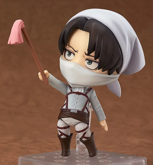 Attack on Titan Levi Cleaning Nendoroid Figure - Tokyowai