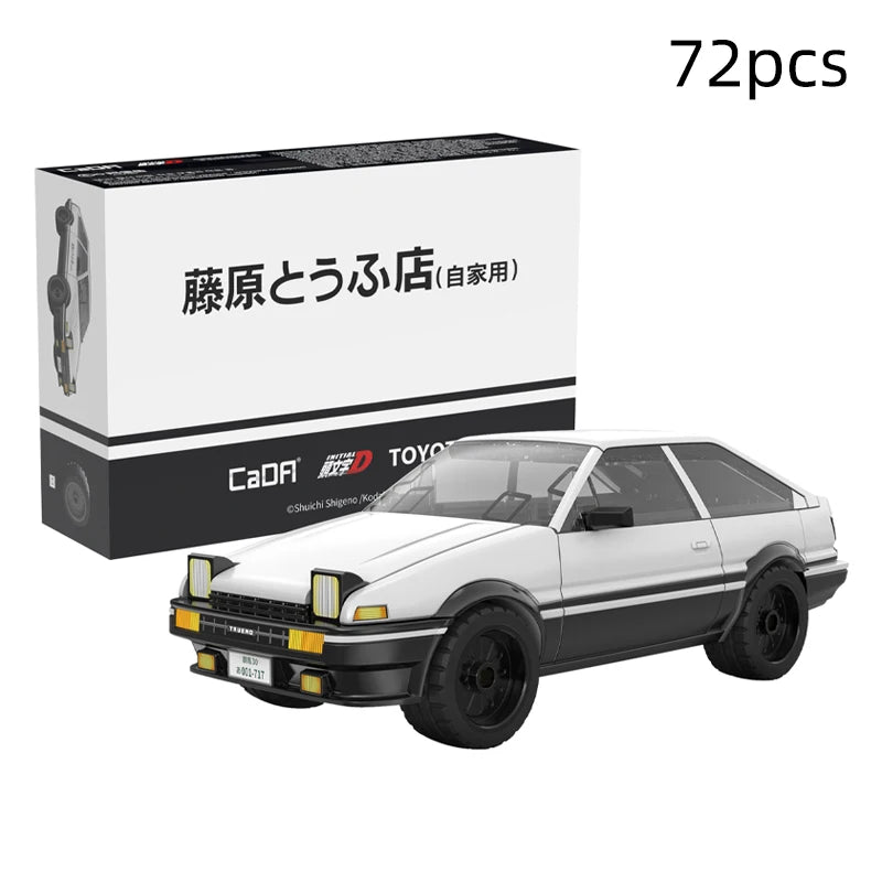 Initial D Cada Building Block Cars