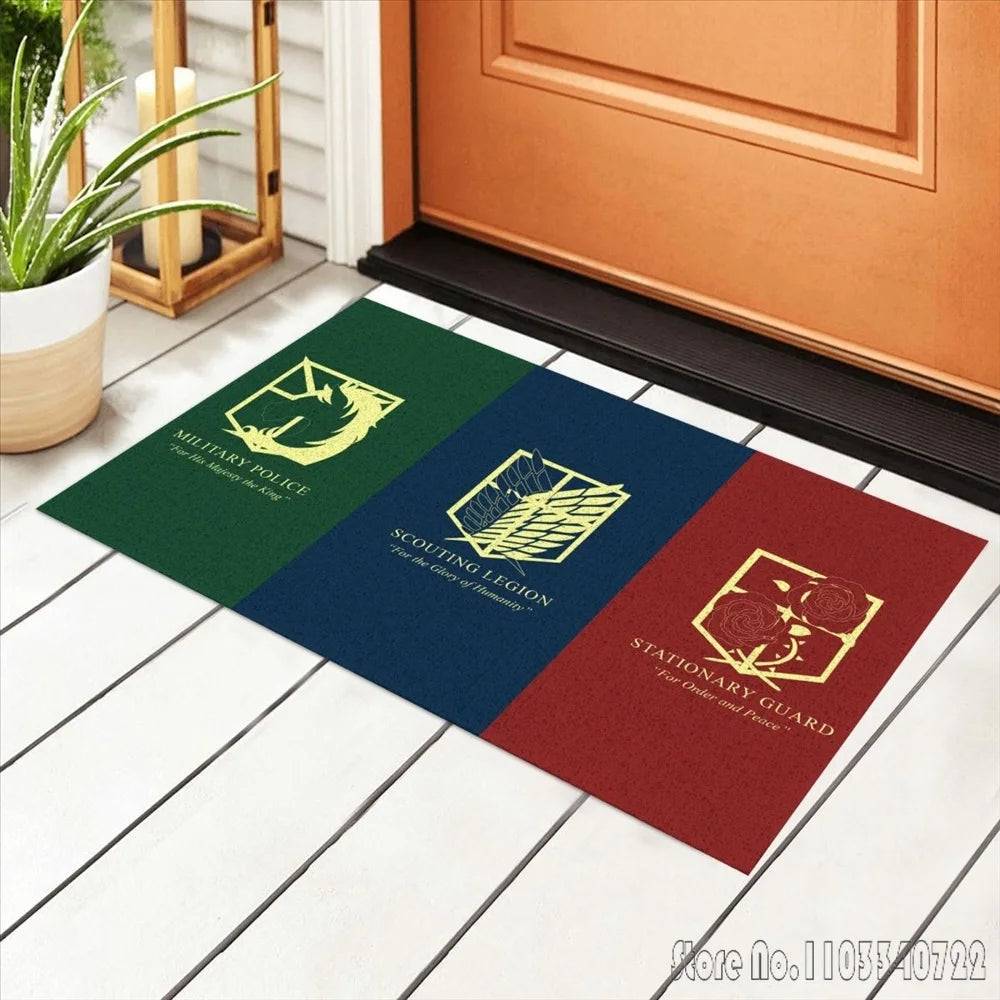 Attack On Titan Rug Carpets - Tokyowai