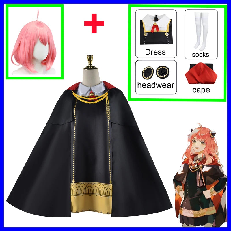 Spy x Family Anya Forger Cosplay Dress Set