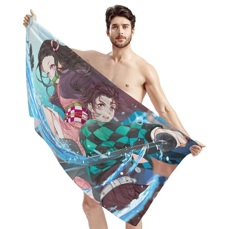 Demon Slayer Bath Towels - Tokyowai