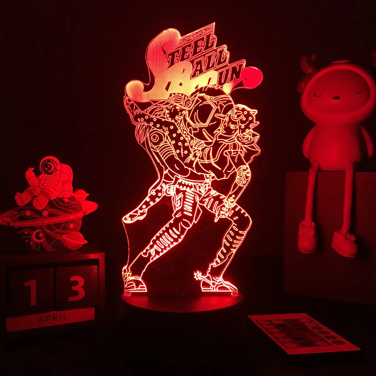 Jotaro Kujo 3D LED Night Light – JoJo’s Bizarre Adventure Edition