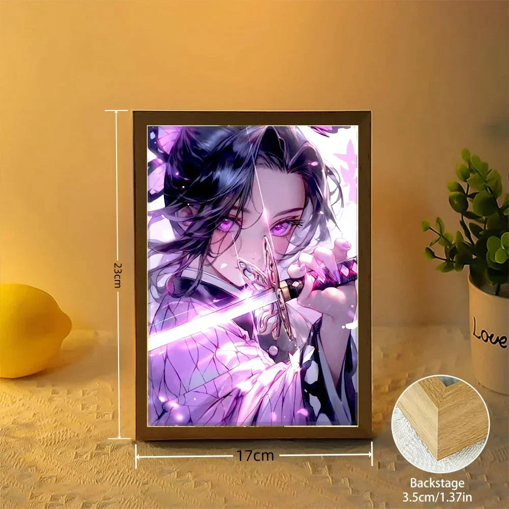 Demon Slayer Light-Up Art Frame - Tokyowai