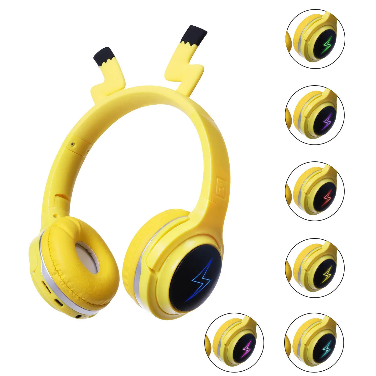 Pokemon Pikachu Wireless Headphones with Lightning Ears
