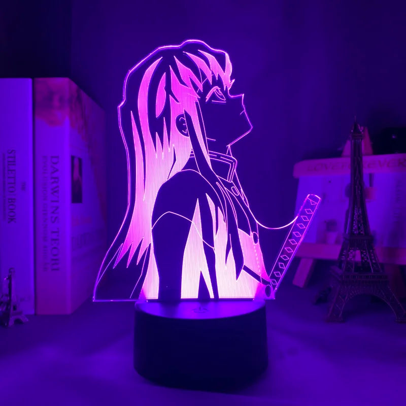 Demon Slayer LED Night Light Collection – 16-Color Anime Acrylic Lamps (37 Variants)