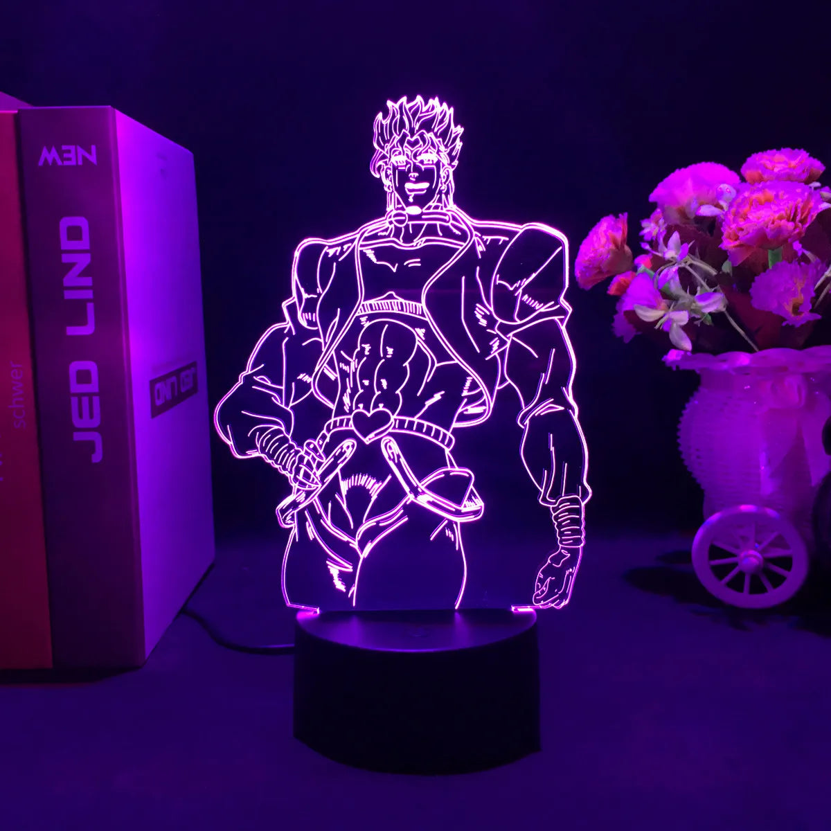 Jotaro Kujo 3D LED Night Light – JoJo’s Bizarre Adventure Edition
