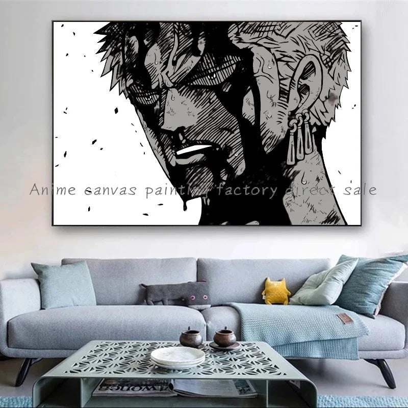 One Piece Monkey Poster Canvas Painting - Tokyowai