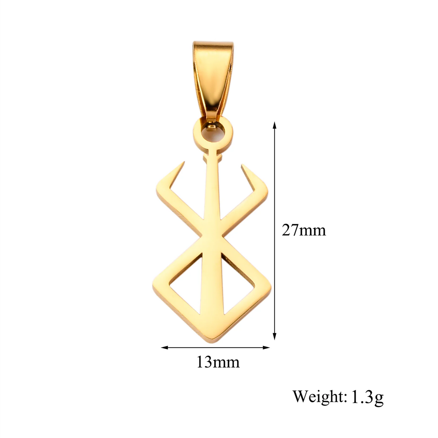 Berserk Brand of Sacrifice Pendant – Stainless Steel (Gold & Silver Options)
