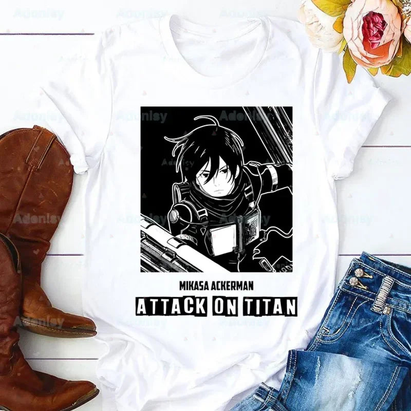 Attack on Titan Mikasa Ackerman T-Shirt 16 Variants