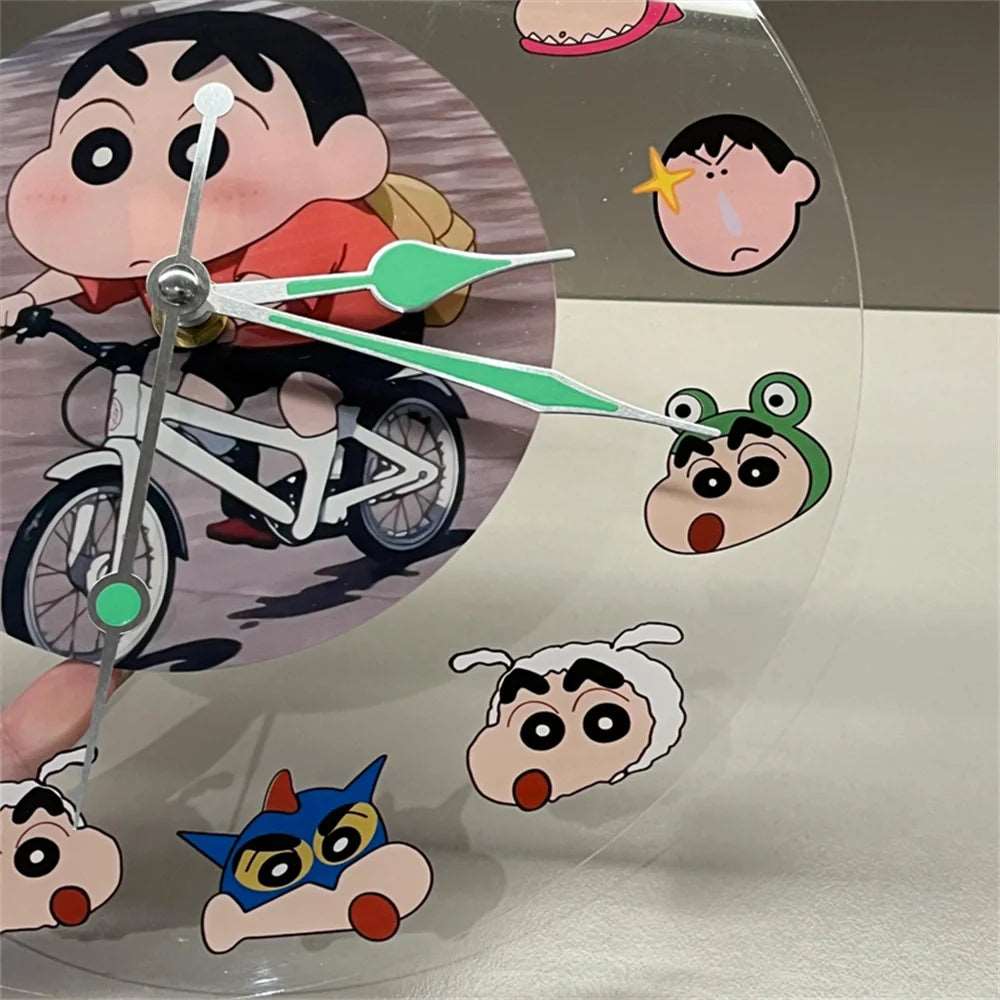 Crayon Shin-Chan Acrylic Clock - Tokyowai