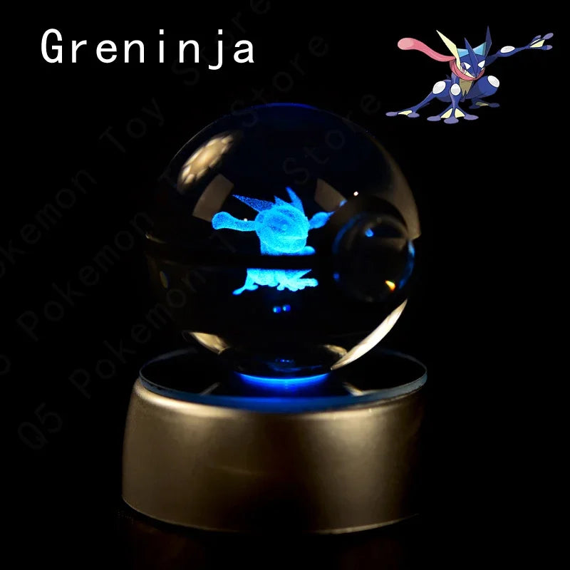 Pokémon 3D LED Crystal Ball Night Light