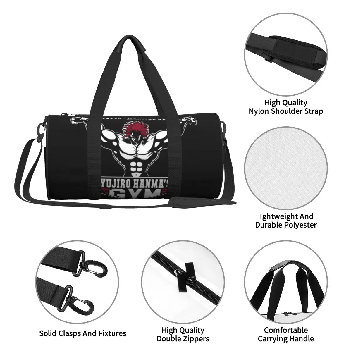 Yujiro Hanma Duffel Bag