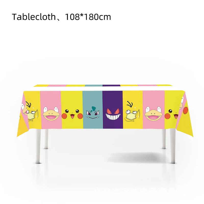Pokémon Birthday Party Mega Set – 100+ Piece Complete Decoration & Tableware Bundle