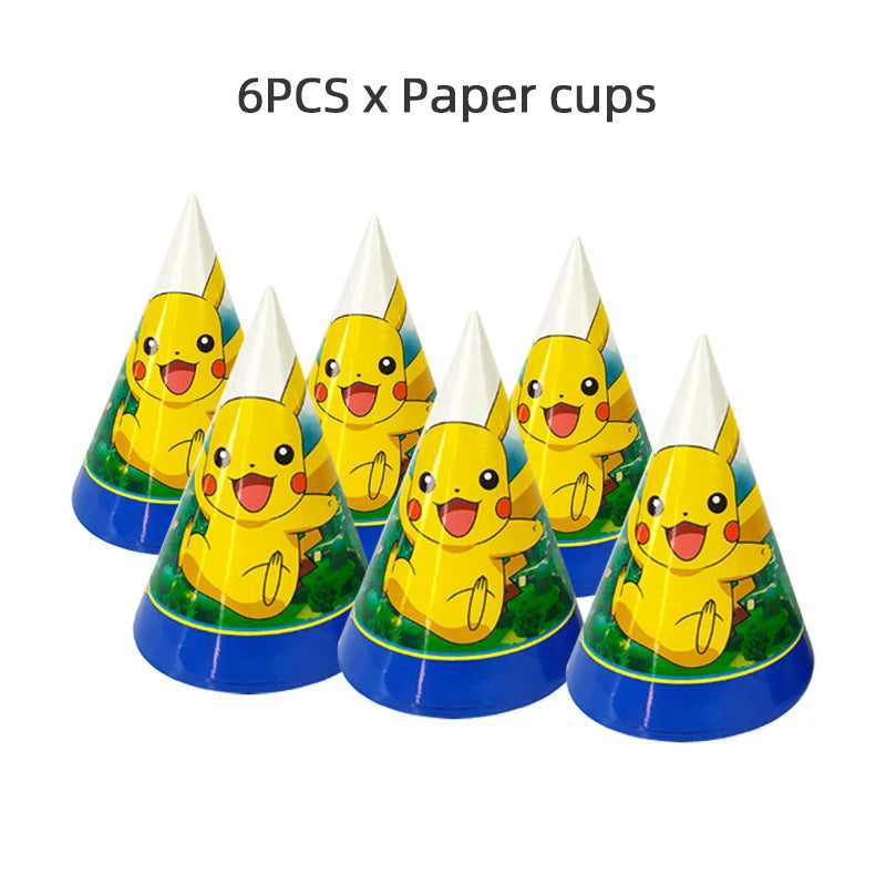 Pokémon Birthday Party Mega Set – 100+ Piece Complete Decoration & Tableware Bundle