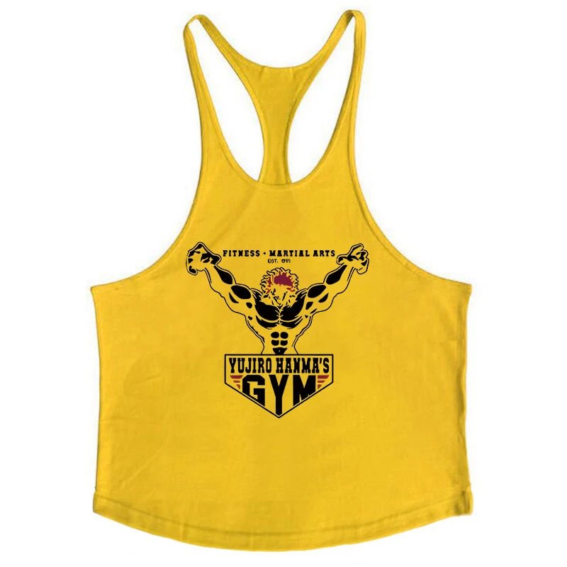 Anime Baki Stringer Tank Top for Men - Tokyowai