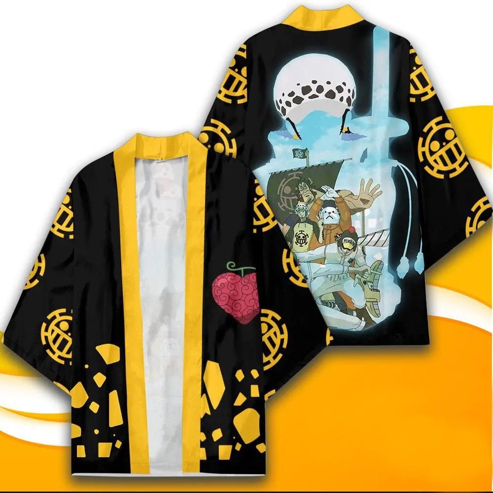 One Piece Anime Kimono Robes – Lightweight Summer Yukata Jacket