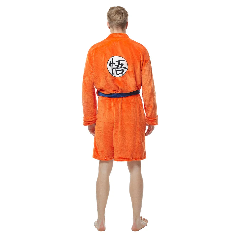 Dragon Ball Z Goku Kanji Symbol Plush Bathrobe – Kids and Adults