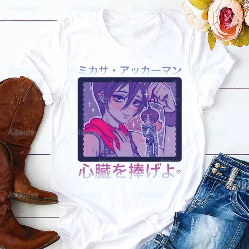 Attack on Titan Mikasa Ackerman T-Shirt 16 Variants