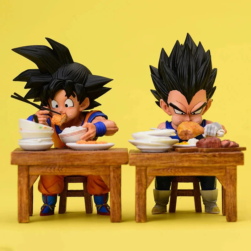 Dragon Ball Family Feast Mini Figure Set – Seated Dining Diorama Collection