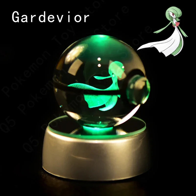 Pokémon 3D LED Crystal Ball Night Light