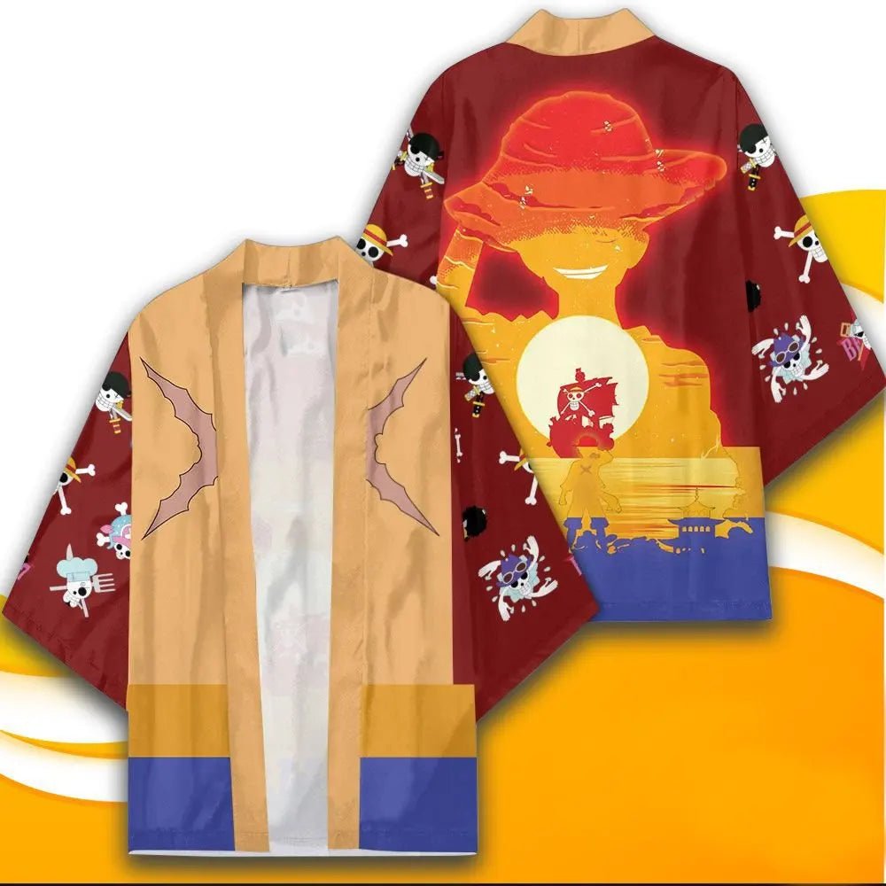 One Piece Anime Kimono Robes – Lightweight Summer Yukata Jacket