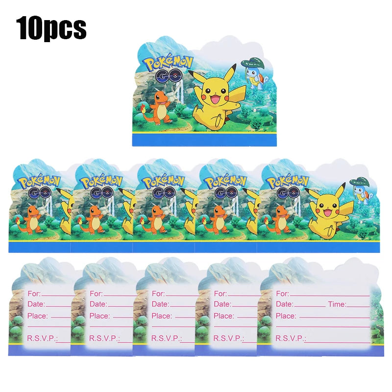 Pokémon Birthday Party Mega Set – 100+ Piece Complete Decoration & Tableware Bundle
