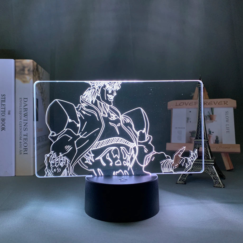 Jotaro Kujo 3D LED Night Light – JoJo’s Bizarre Adventure Edition