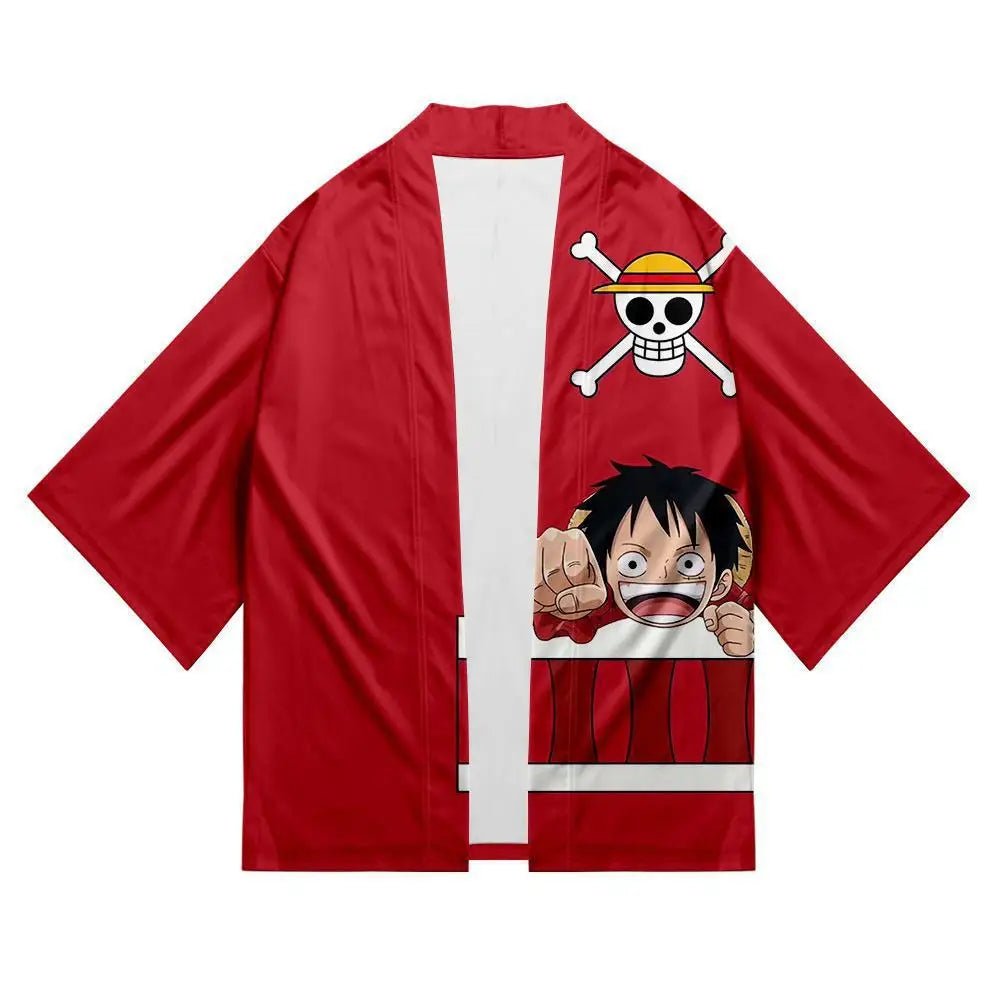 One Piece Anime Kimono Robes – Lightweight Summer Yukata Jacket
