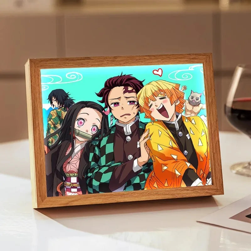 Demon Slayer Light-Up Art Frame - Tokyowai