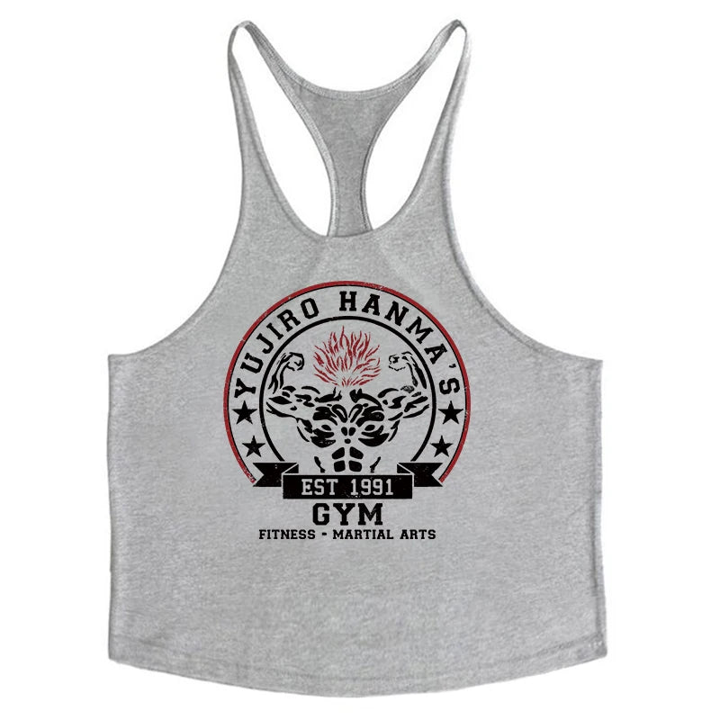 Anime Baki Stringer Tank Top for Men - Tokyowai