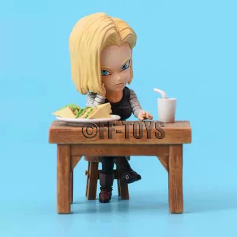 Dragon Ball Family Feast Mini Figure Set – Seated Dining Diorama Collection