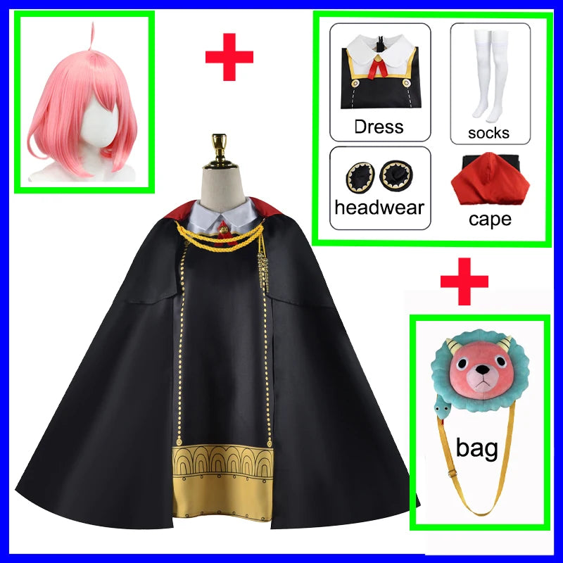 Spy x Family Anya Forger Cosplay Dress Set