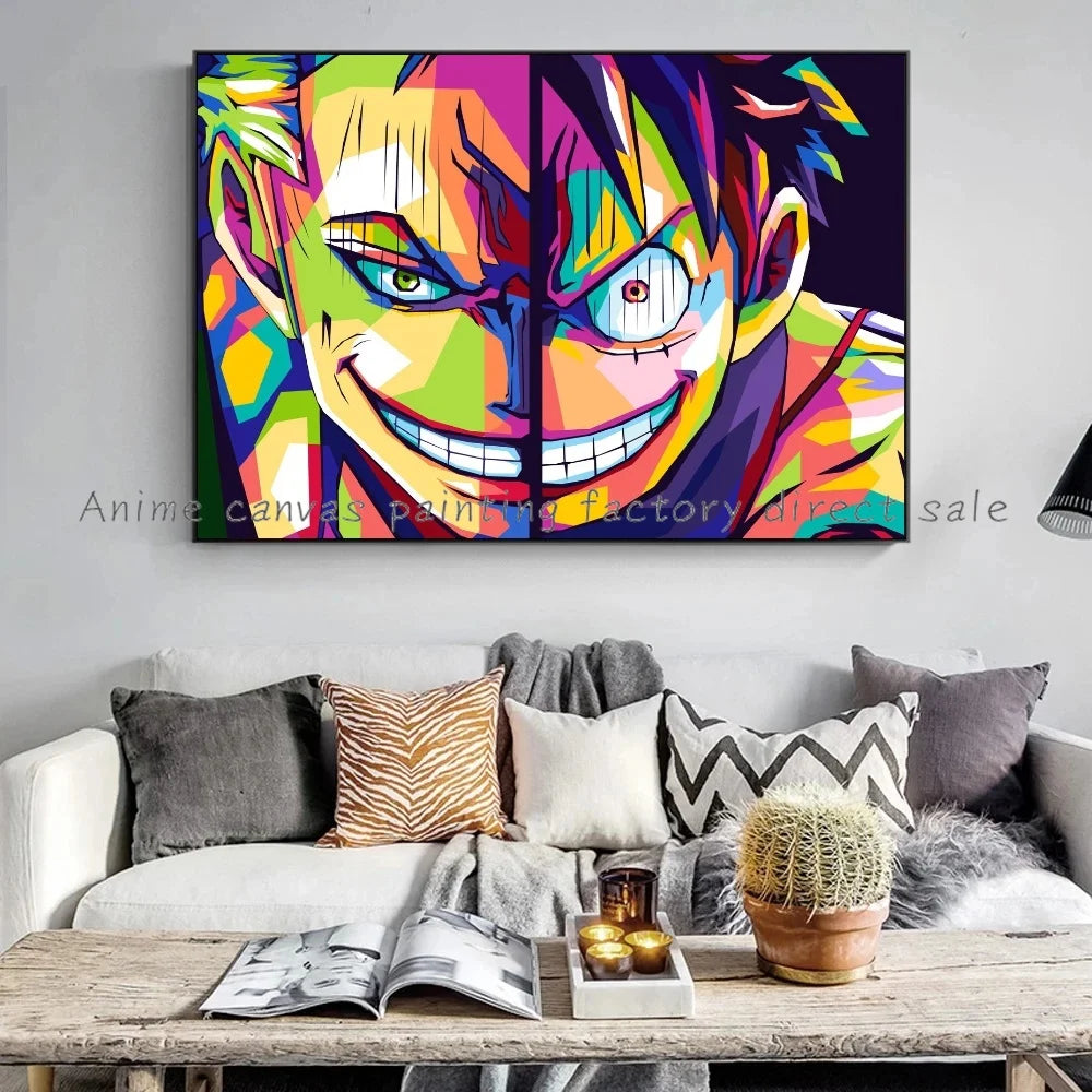 One Piece Monkey Poster Canvas Painting - Tokyowai