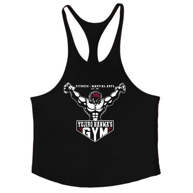 Anime Baki Stringer Tank Top for Men - Tokyowai