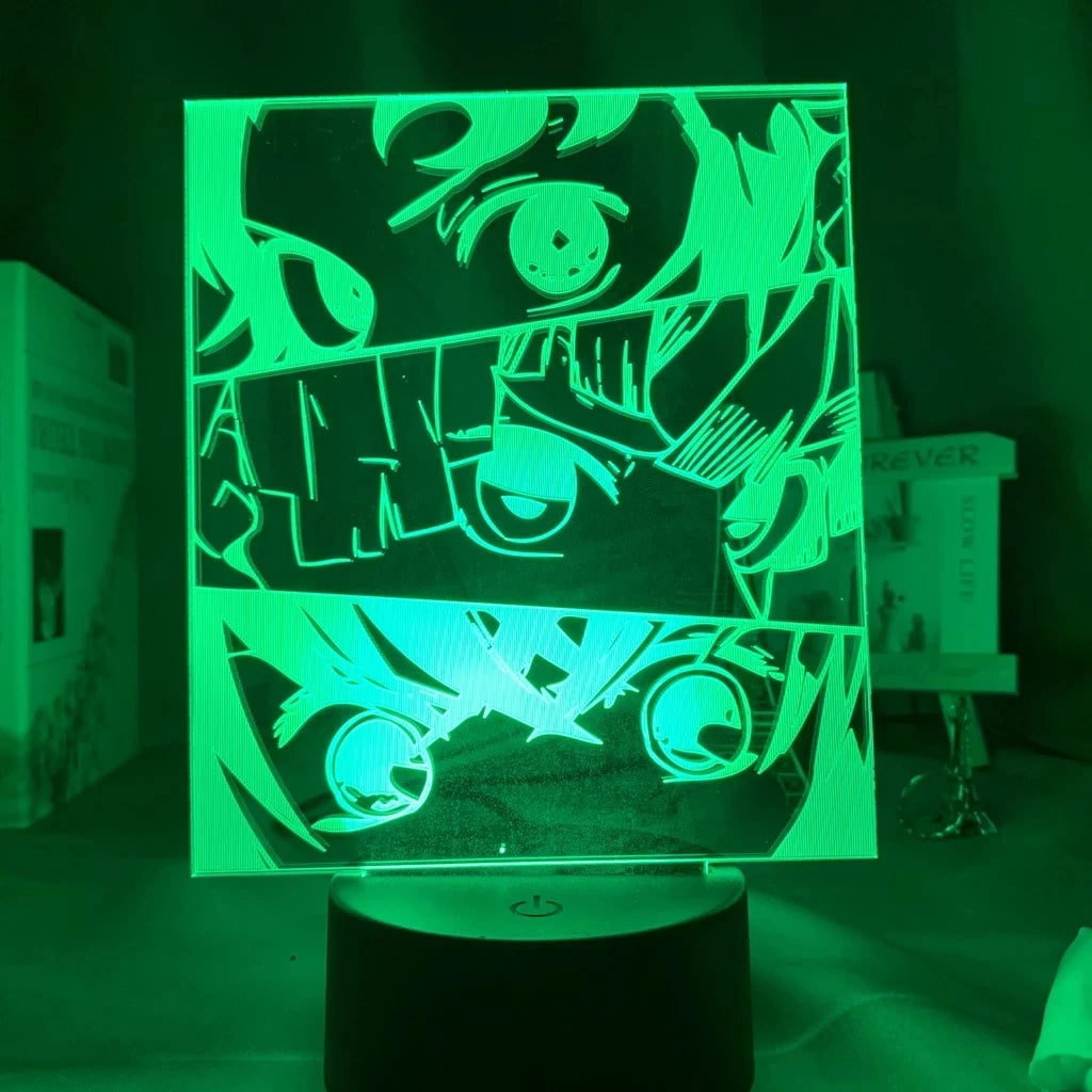 Demon Slayer LED Night Light Collection – 16-Color Anime Acrylic Lamps (37 Variants)