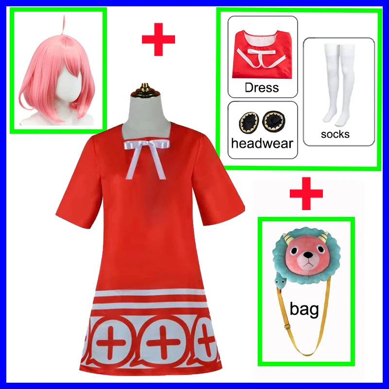 Spy x Family Anya Forger Cosplay Dress Set