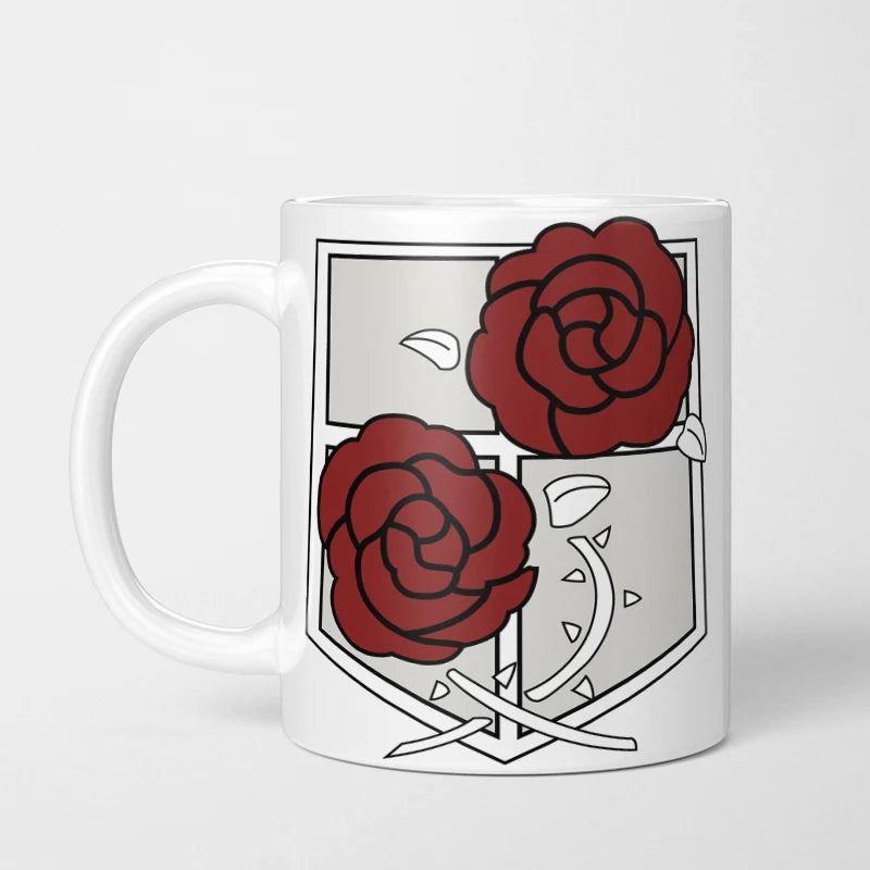 Attack on Titan Emblem Mug Set – Survey Corps, Military Police, Garrison, and Cadet Corps - Tokyowai