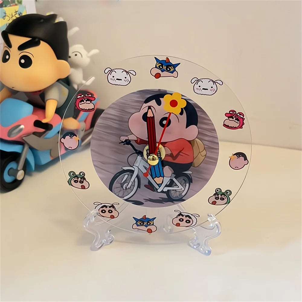 Crayon Shin-Chan Acrylic Clock - Tokyowai