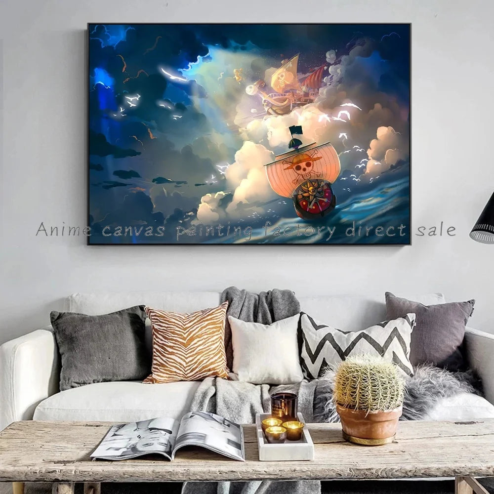 One Piece Monkey Poster Canvas Painting - Tokyowai