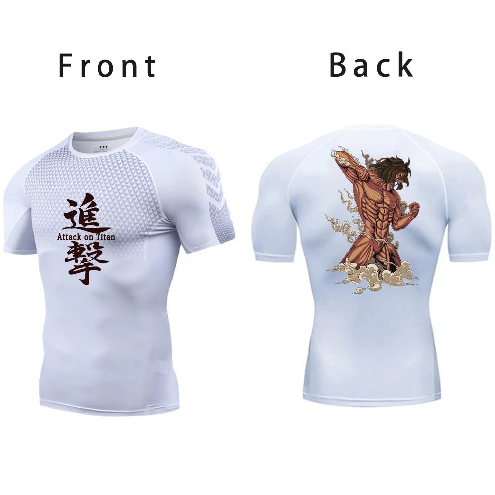 Attack on Titan Compression Gym Shirt - Tokyowai