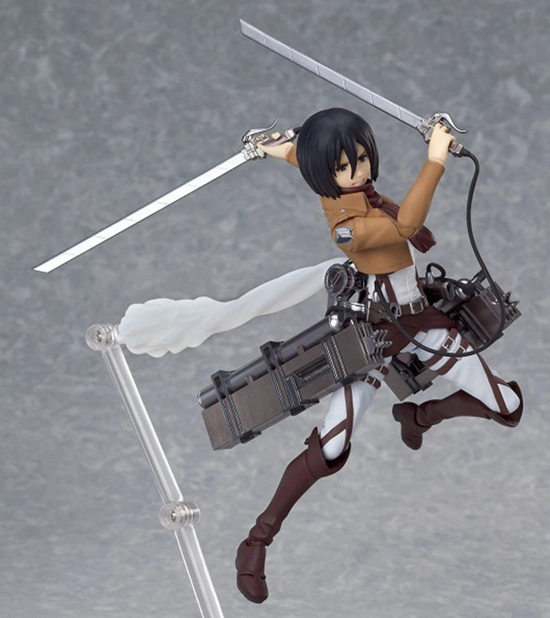 Attack on Titan Figma Action Figure – Mikasa Ackerman with 3D Maneuver Gear