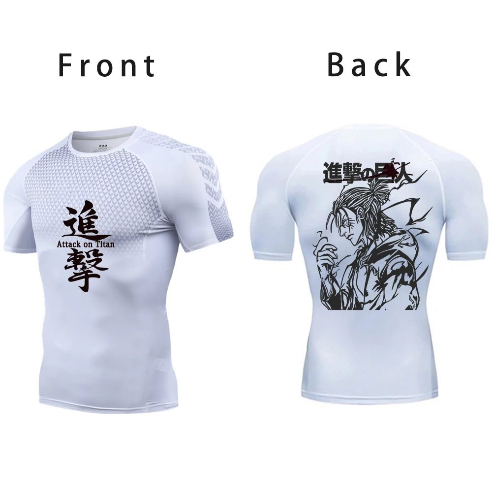 Attack on Titan Compression Gym Shirt - Tokyowai