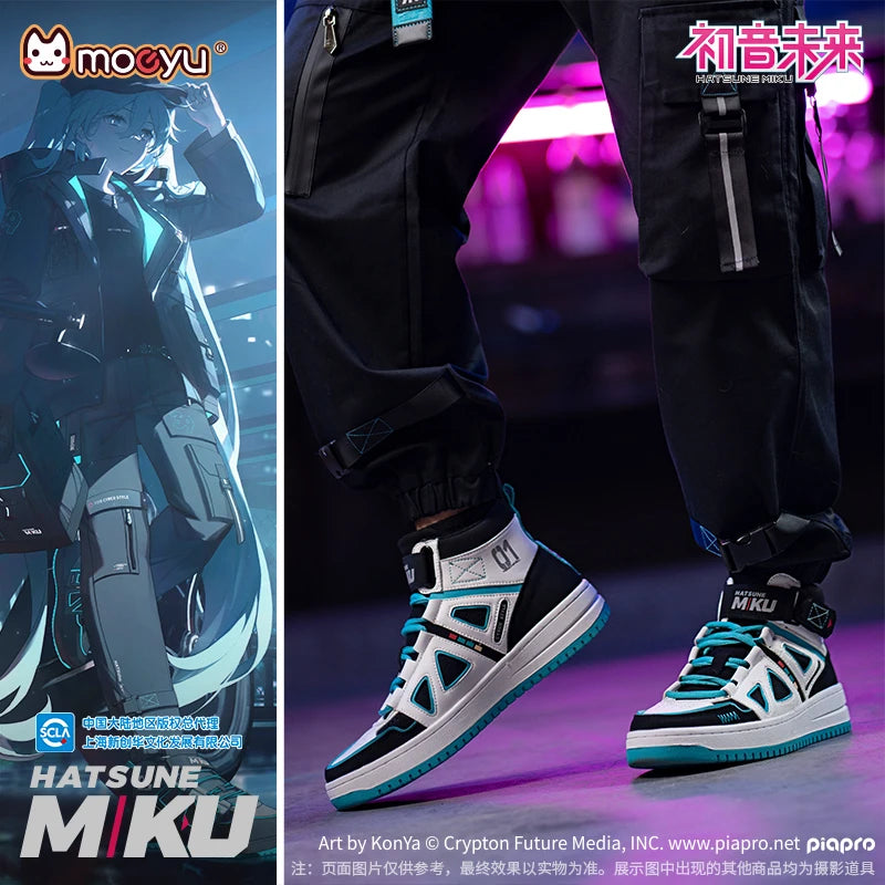 Hatsune Miku High-Top Sneakers – Limited Edition Shoes - Tokyowai