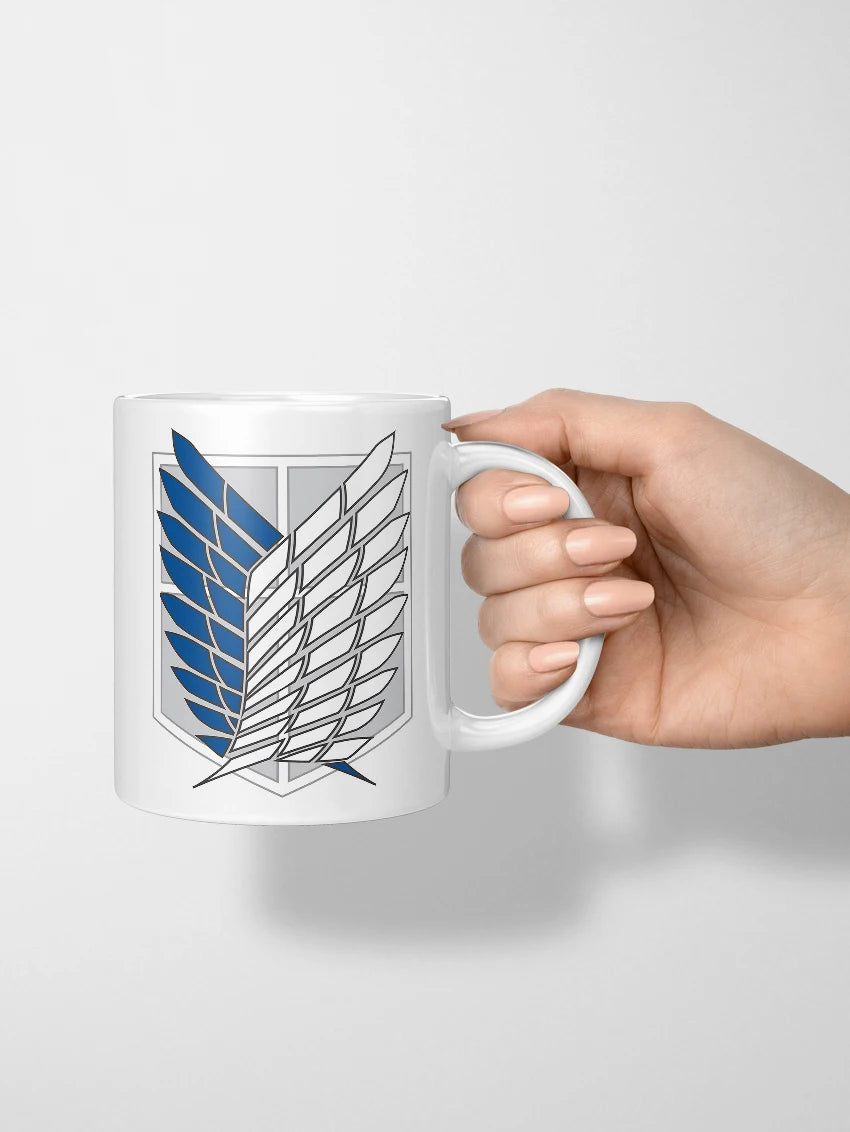 Attack on Titan Emblem Mug Set – Survey Corps, Military Police, Garrison, and Cadet Corps - Tokyowai