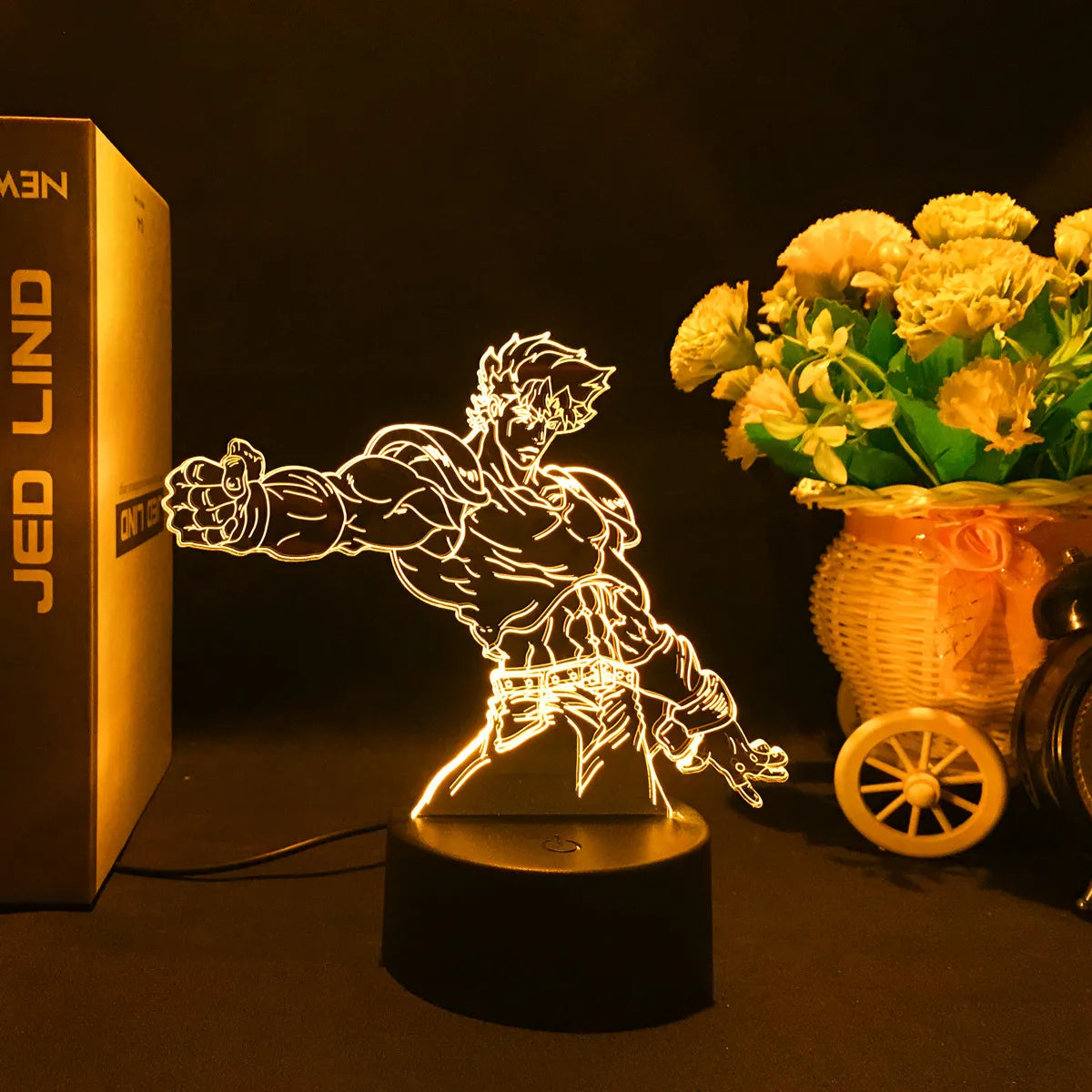 Jotaro Kujo 3D LED Night Light – JoJo’s Bizarre Adventure Edition