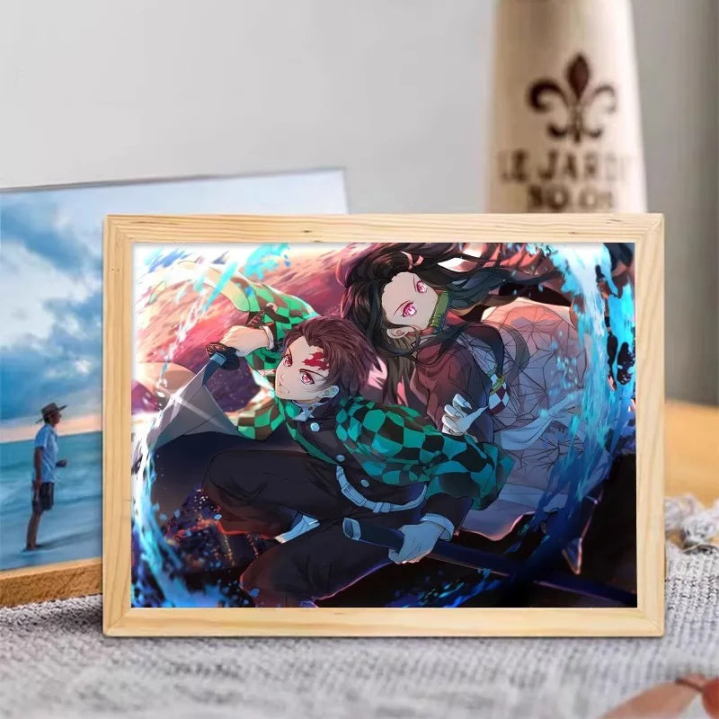 Demon Slayer Light-Up Art Frame - Tokyowai