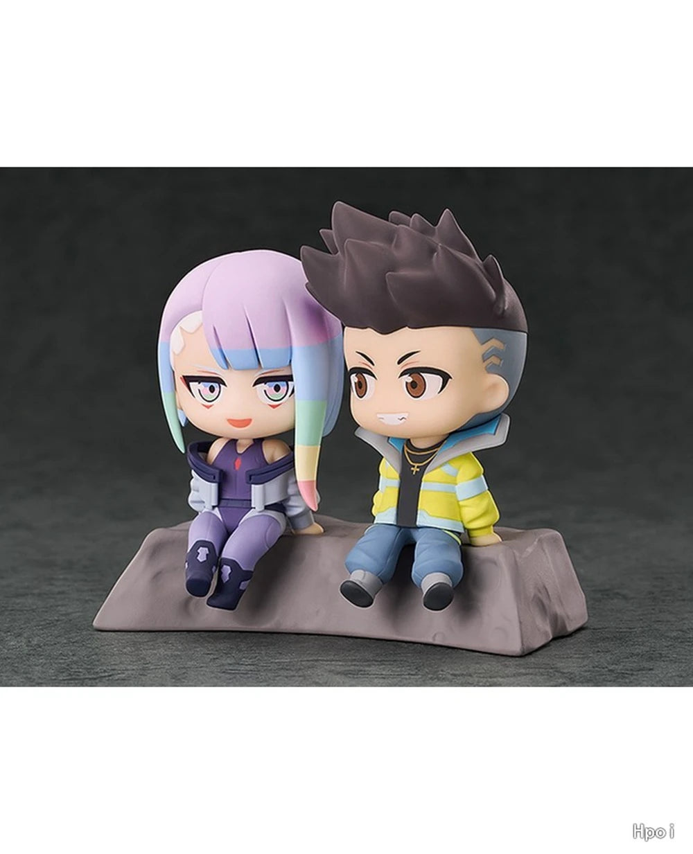 Cyberpunk Edgerunners Qset Figure Set – David & Lucy “To The Moon” Diorama (8cm)