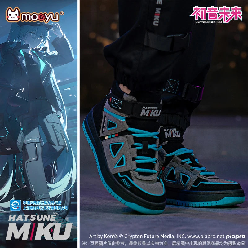 Hatsune Miku High-Top Sneakers – Limited Edition Shoes - Tokyowai