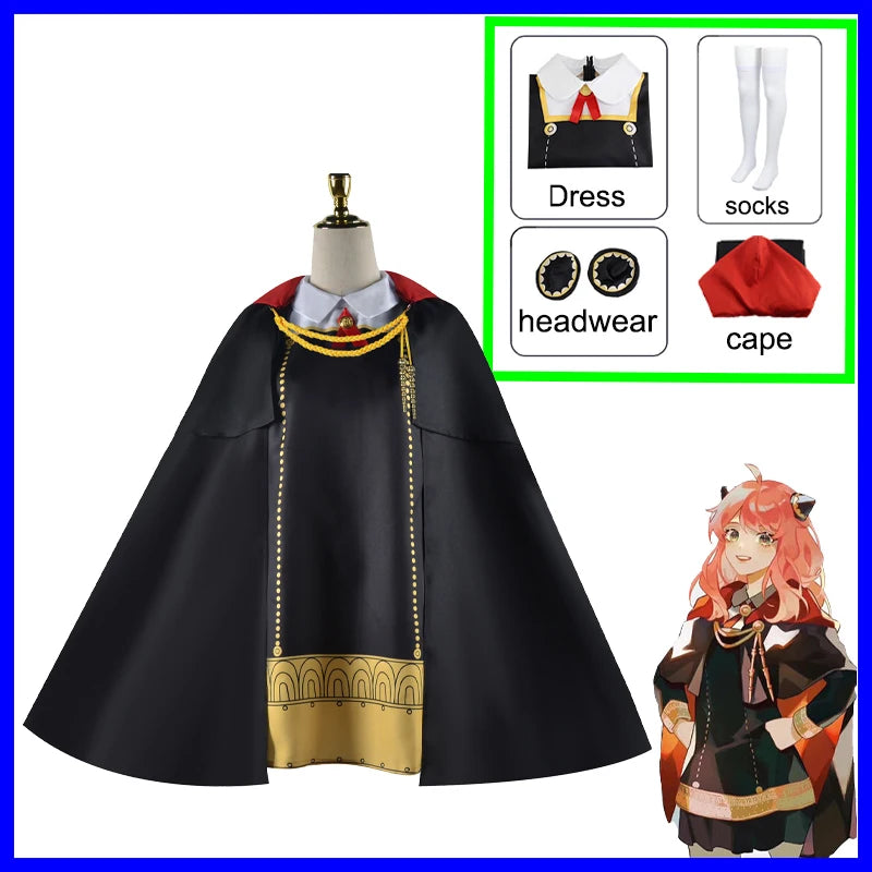 Spy x Family Anya Forger Cosplay Dress Set